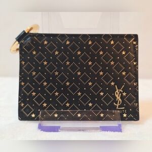 YSL Beauté Black & Gold Compact Mirror Keychain